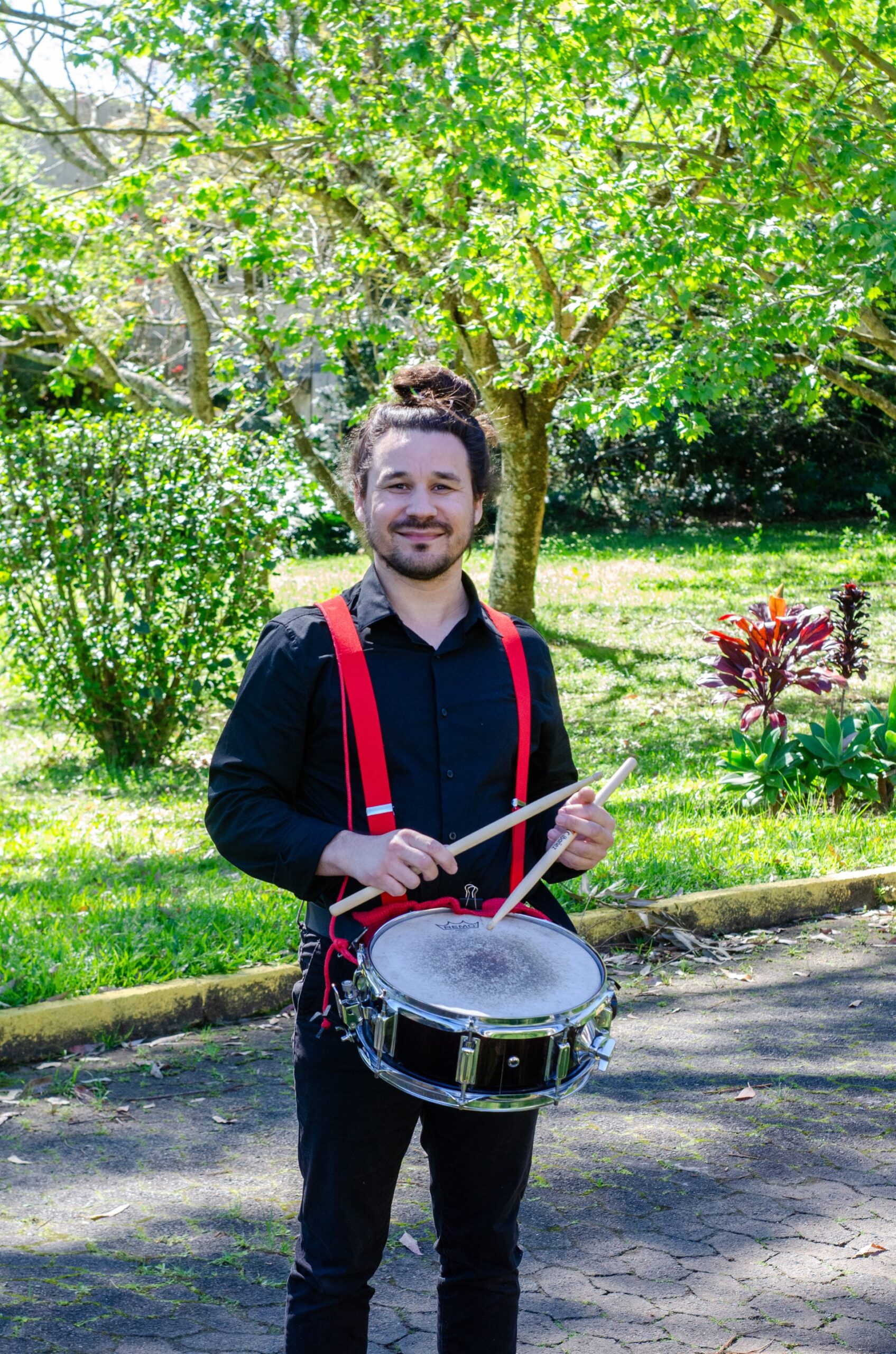 Filipe Pasinato, percussionista da Trupe de Natal